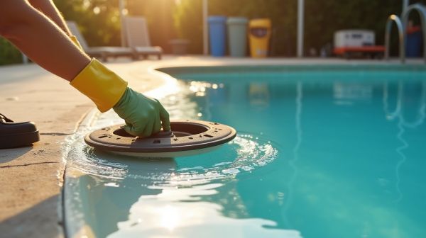 Maîtriser le débouchage du skimmer de piscine bouché
