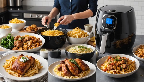 Recettes express pour repas faciles avec l'air fryer